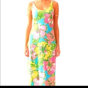 Lilly Pulitzer Big Flirt Palm Maxi Dress